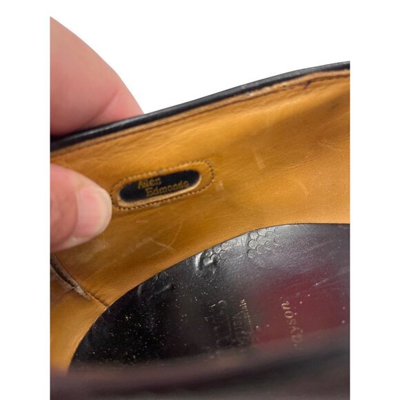 Allen Edmonds Grayson mens black leather tasseled oxford shoes sz 13D SKU 9932 main image 7